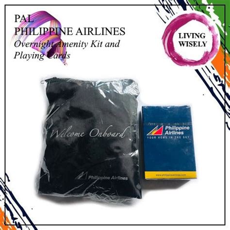 PAL Philippine Airlines Overnight Amenity Kit and Playing Cards.